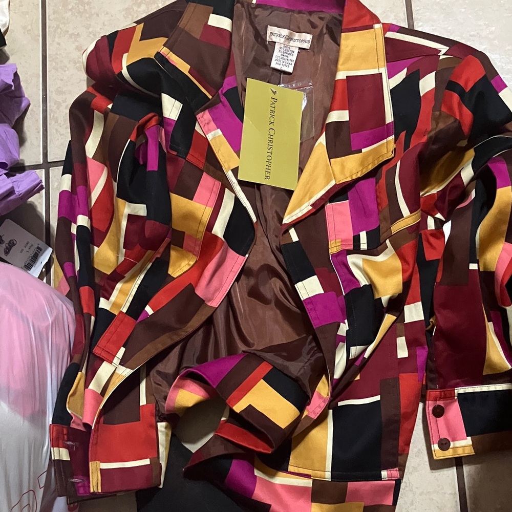 Vibrant Multicolor Jacket - Picture 3 of 5
